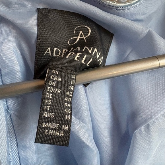 ADRIANNA PAPELL Pearl Trimmed Jacquard Dress - Picture 10 of 16